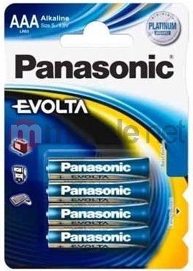 Изображение Panasonic Bateria Evolta AAA / R03 4 szt.