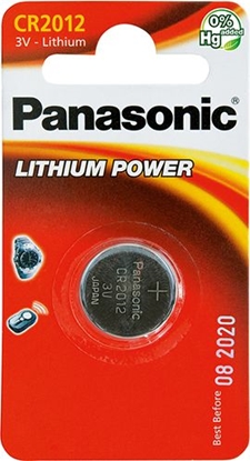 Attēls no Panasonic Bateria Lithium Power CR2012 1 szt.