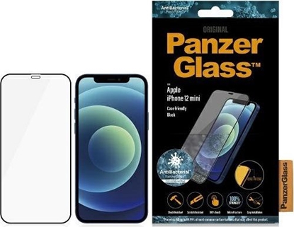 Attēls no PanzerGlass Szko hartowane antybakteryjne E2E Super+ do iPhone 12 Mini (2710)