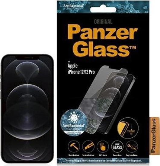 Picture of PanzerGlass Szko hartowane do iPhone 12 / 12 Pro Standard Fit (2708