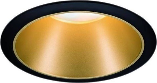 Изображение Paulmann Oprawa wbudowana Cole Coin 3-st cimnianie LED 1x6,5W 2700K 230V Cza/Zoty-Mat /Tworzywo sztuczne