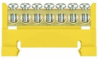 Attēls no Pawbol Listwa zaciskowa niska na szyn 7-torowa óta TH35 (E.4052)