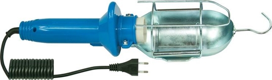 Picture of Pawbol Oprawa warsztatowa 60W E27 niebieska /H05RN-F 2x0,75 5m/ IP20 D.3031G