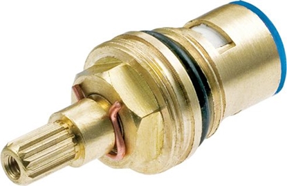 Attēls no Perfexim Gowica ceramiczna do baterii dwuuchwytowych niebieska 1/2" (35-302-0001-100)