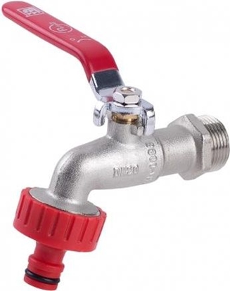 Picture of Perfexim Zawór czerpalny 1/2" eliwny ocynkowany z szybkozczk do wa 3099 G1/2 PN10 DN15 8/32 (F301-009-0150-005)