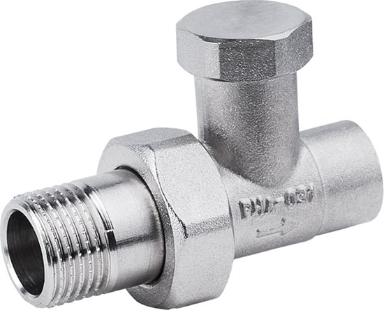 Picture of Perfexim Zawór grzejnikowy odcinajcy prosty 1/2" do wlutowania (20-031-0001-200)