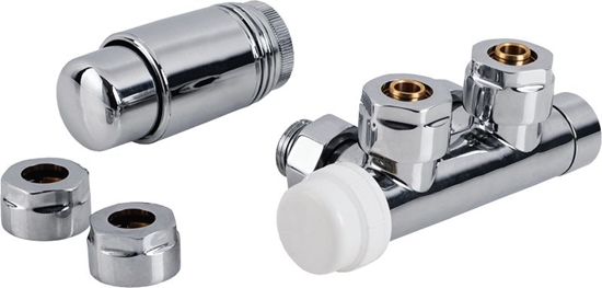 Picture of Perfexim Zintegrowany zestaw termostatyczny PHA-036 ktowy chrom (20-036-0000-000)