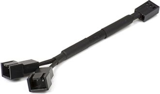 Picture of Phanteks 3-pin - 3-pin x2, 0.11m, Czarny (PH-CB-Y3P)