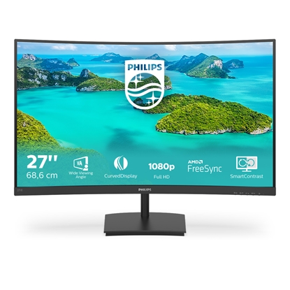 Attēls no Philips E Line 271E1SCA/00 LED display 68.6 cm (27") 1920 x 1080 pixels Full HD LCD Black