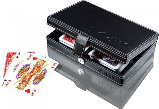 Picture of Piatnik Karty Lux w pudeku z ekoskóry