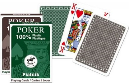 Attēls no Piatnik Karty Pojedyncze Talie 'Plastik Poker'