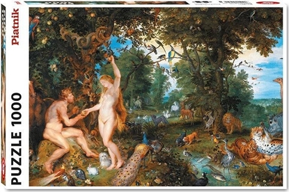 Изображение Piatnik Puzzle 1000 - Brueghel i Rubens, Raj i grzech