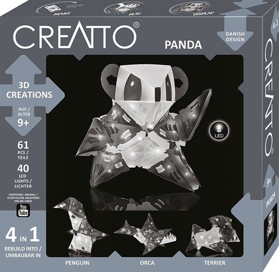 Изображение Piatnik Zestawy Kreatywny- Creatto wiecca Panda