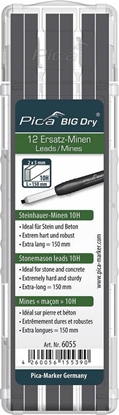 Picture of PICA PICA WKADY WYMIENNE GRAFITOWE DO BIG DRY / DO KAMIENIA PICA6055