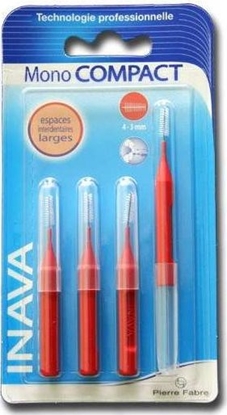 Picture of Pierre Fabre Elgydium Clinic Mono Compact 4, Czerwona szczoteczka do zebów, 1 opakowanie