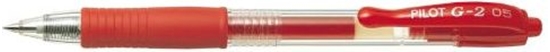 Picture of Pilot Pióro elowe BL-G2-5 Gel 0,32mm automat czerwony (45K006B)