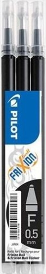Picture of Pilot Wkad Frixion Clicker 0,5 czarny 3szt PILOT