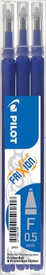 Picture of Pilot Wkad Frixion Clicker 0,5 niebieski 3 szt PILOT