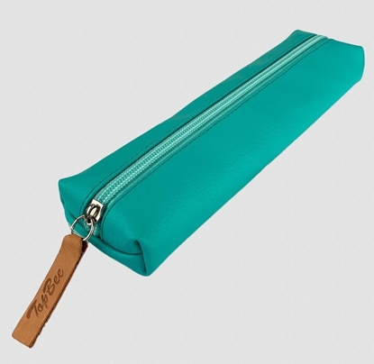 Attēls no Piórnik Bee-bee Piórnik Jamnik ekoskóra Turkus pastel