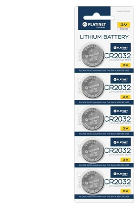 Picture of Platinet PMBCR2032 household battery Single-use battery CR2032 Lithium