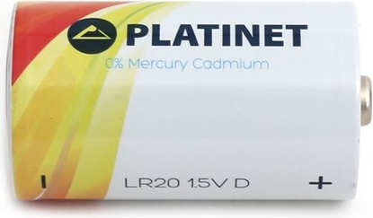 Picture of Platinet PMBLR202B household battery Single-use battery LR20 Alkaline