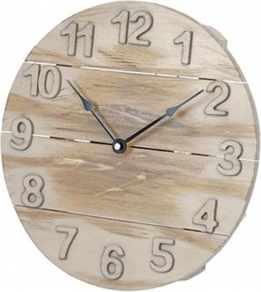 Picture of Platinet PZMA wall/table clock Mechanical clock Circle Brown