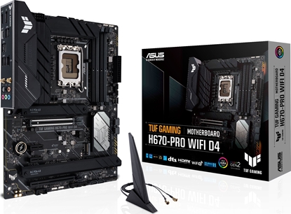 Picture of ASUS TUF GAMING H670-PRO WIFI D4 Intel H670 LGA 1700 ATX
