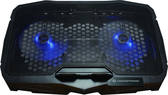Picture of Conceptronic THANA07B 2-Fan Laptop Cooling Pad