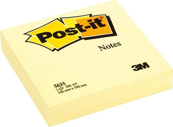 Picture of Post-it BLOCZEK POST-IT ÓTY 100 X 100 MM 200 KARTEK SAMOPRZYLEPNY