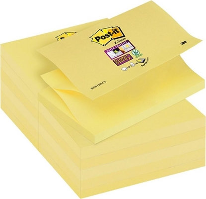 Picture of Post-it KARTECZKI POST-IT SUPER STICKY Z-NOTES 76 X 127 MM R350-12SS-CY ÓTE (90)