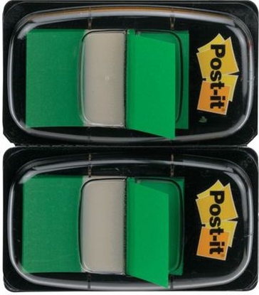 Picture of Post-it Zakadka indeksujca 680-G2EU, 25mmx43mm, zielony, 2 x 50sztuk (3M0833)