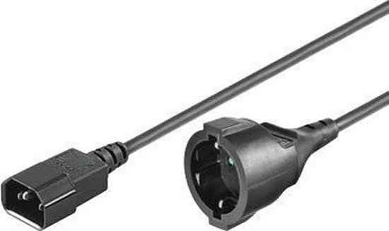 Picture of Kabel zasilajcy MicroConnect Power Cord C14 -Schuko M-F