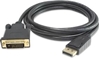 Изображение Kabel PremiumCord DisplayPort - DVI-D 1m czarny (kportadk02-01)