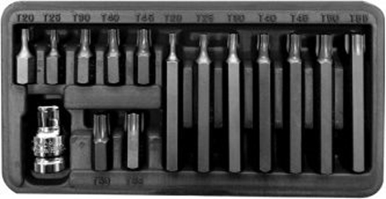 Picture of Pro-Line Zestaw bitów 3/8'' Torx T20-T55 15 elementów (10741)