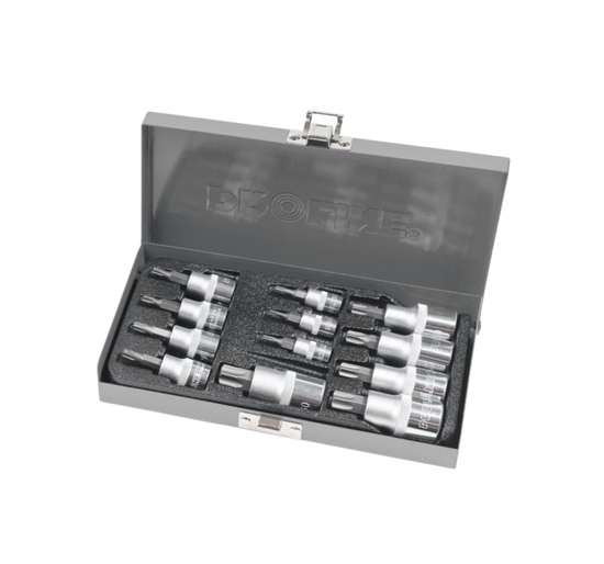 Picture of Pro-Line Zestaw nasadek trzpieniowych Torx 1/4" 3/8" 1/2" T8-T60 12szt. (18712)