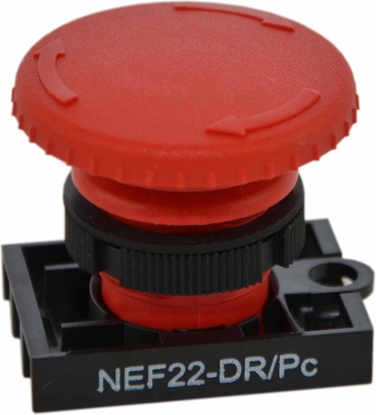 Picture of Promet Napęd przycisku grzybkowego czerwony przez obrót (W0-N-NEF22-DR/P C)