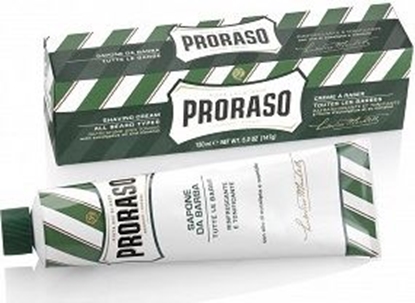 Attēls no Proraso Proraso Green Tradycyjne mydło do golenia w tubce do cery normalnej 150 ml