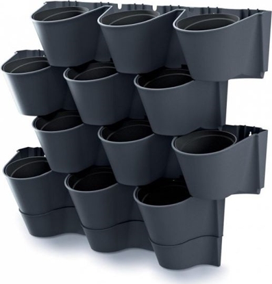 Attēls no Prosperplast Ogród wertykalny wiszcy - CASCADE WALL - antracyt