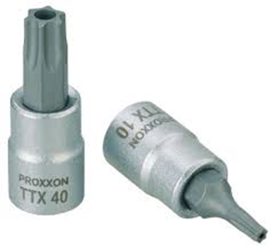 Изображение Proxxon Nasadka trzpieniowa Torx z otworem 1/4" T20 (PR23758)