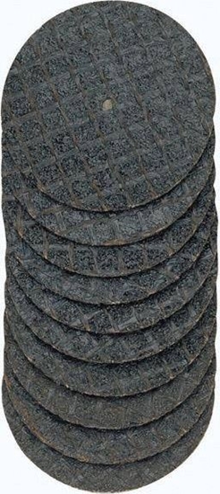 Picture of Proxxon 28809 cutting discs – 50 reinforced aluminium oxide discs, 22 mm diameter, fabric reinforced