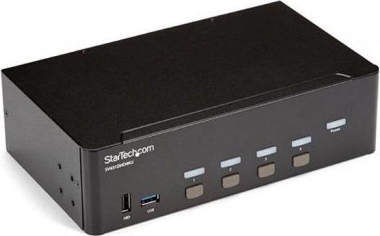 Изображение Przecznik StarTech StarTech HDMI KVM 4K30 DUAL DISPLAY/. IN