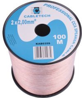 Attēls no Przewód Cabletech Kabel gł. 2x2,0 100m (KAB0359) (cena za 1m)