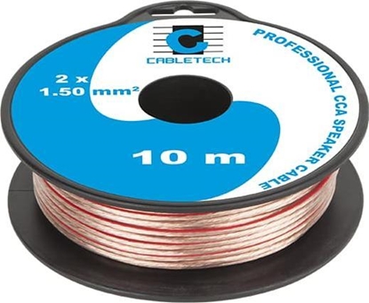 Attēls no Przewód Cabletech Kabel głośnikowy CCA 1.5mm 10M