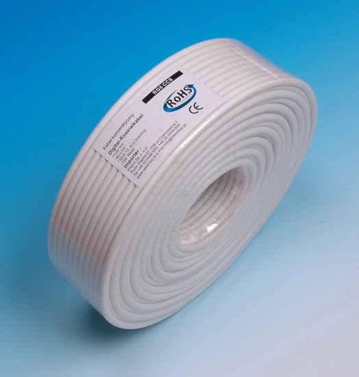 Picture of Przewód Lider Antenowy, 100, Biay (RG6U(KAB0004))