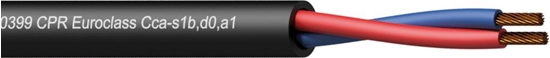 Изображение Przewód Procab CLS215-CCA/1 Loudspeaker cable - 2 x 1.5 mm² - 16 AWG - EN50399 CPR Euroclass Cca-s1b,d0
