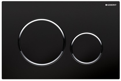 Изображение Przycisk spukujcy Geberit Sigma 20 do WC czarny (115.882.KM.1)