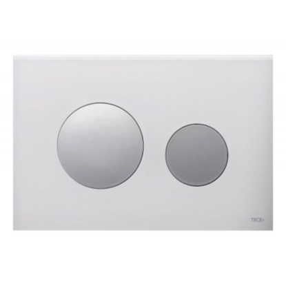 Изображение Przycisk spukujcy Tece Loop do WC biay (9.240.660)