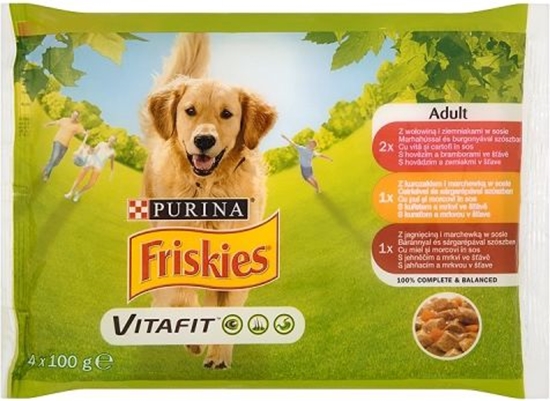 Picture of Purina Friskies Vitafit Adult 4x100g - 7613035343580
