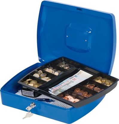 Picture of Q-Connect Kasetka na pienidze Q-CONNECT, ekstra dua, 325x85x235mm, niebieska