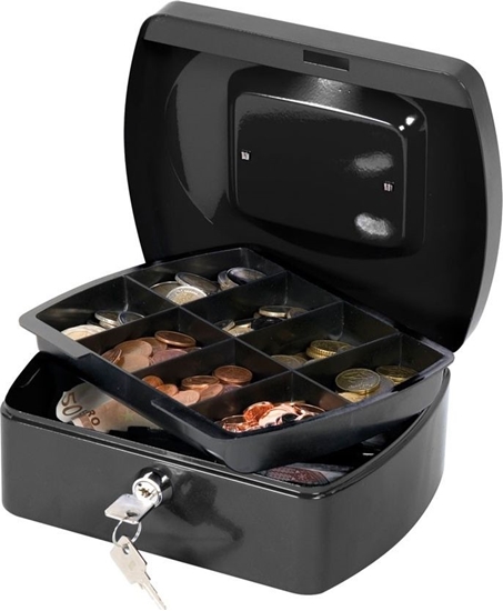 Изображение Q-Connect Kasetka na pienidze Q-CONNECT, rednia, 205x85x160mm, czarna